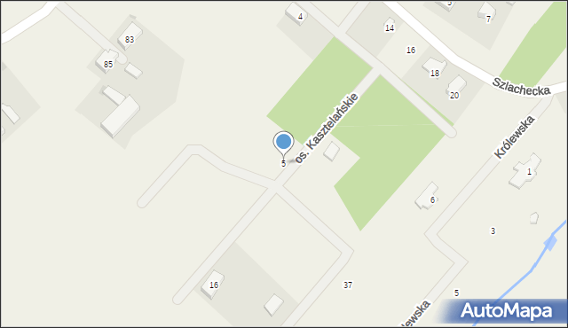 Sikorzyno, Osiedle Kasztelańskie, 5, mapa Sikorzyno