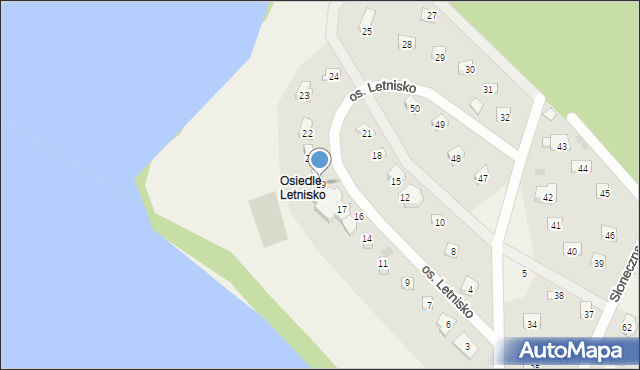 Siwiałka, Osiedle Letnisko, 19, mapa Siwiałka