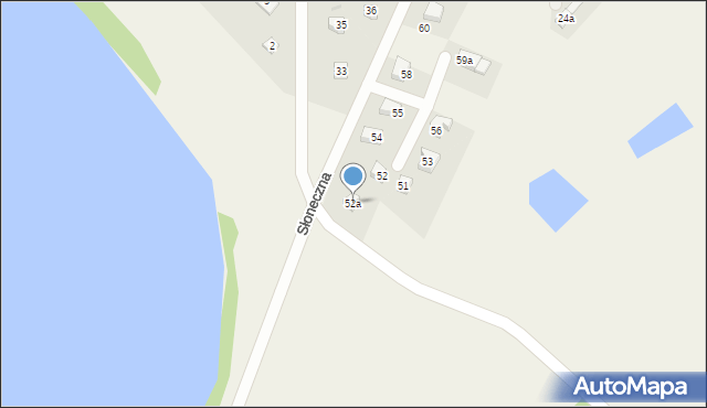 Siwiałka, Osiedle Letnisko, 52a, mapa Siwiałka