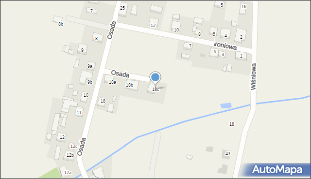 Skalmierzyce, Osada, 18c, mapa Skalmierzyce