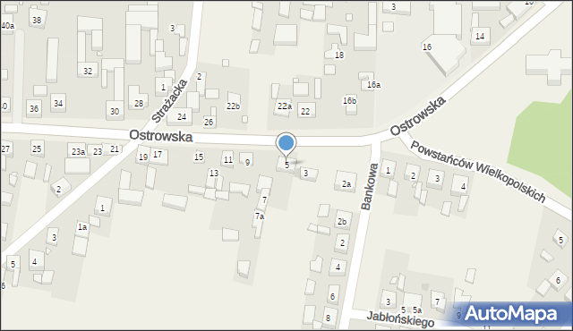 Skalmierzyce, Ostrowska, 5, mapa Skalmierzyce