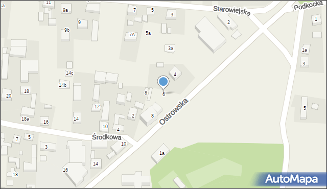 Skalmierzyce, Ostrowska, 6, mapa Skalmierzyce