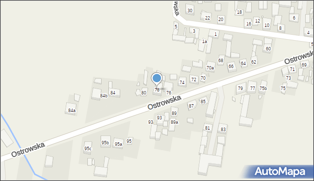 Skalmierzyce, Ostrowska, 78, mapa Skalmierzyce