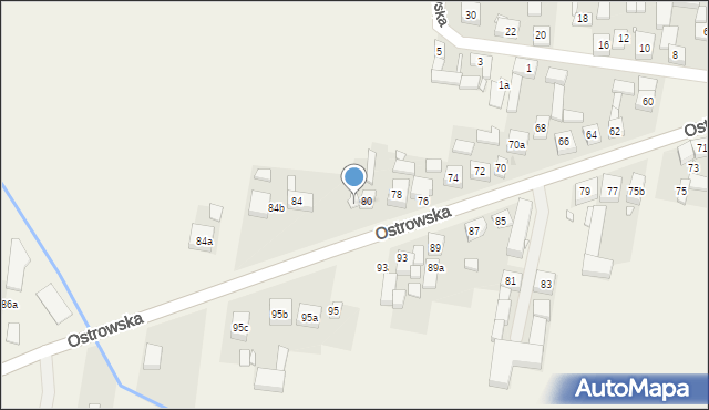 Skalmierzyce, Ostrowska, 82, mapa Skalmierzyce