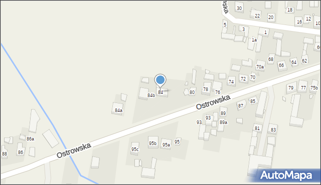 Skalmierzyce, Ostrowska, 84, mapa Skalmierzyce