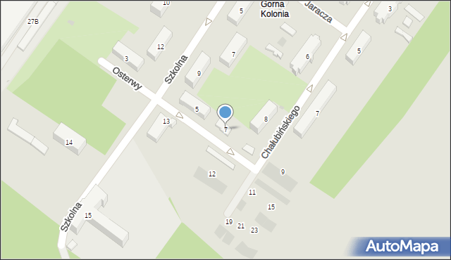 Skarżysko-Kamienna, Osterwy Juliusza, 7, mapa Skarżysko-Kamienna