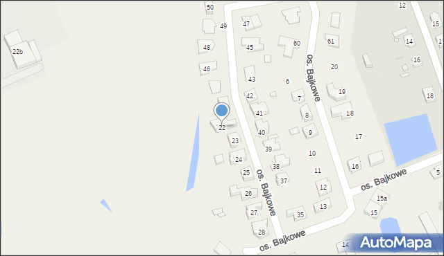 Skiereszewo, Osiedle Bajkowe, 22, mapa Skiereszewo