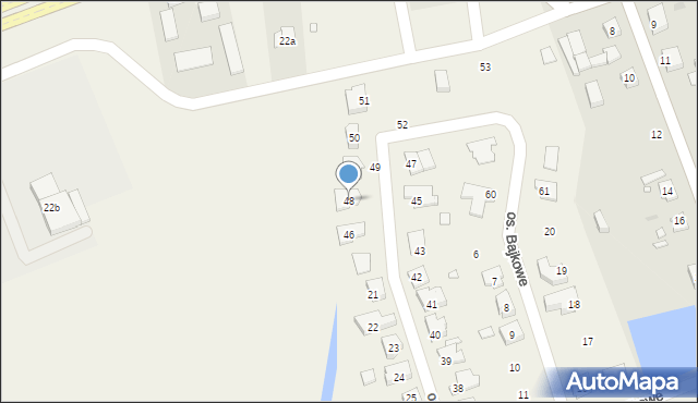 Skiereszewo, Osiedle Bajkowe, 48, mapa Skiereszewo