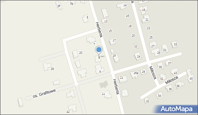 Skiereszewo, Osiedle Grafitowe, 8, mapa Skiereszewo