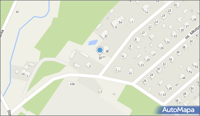 Śliwice, Osiedle Młodych, 3A, mapa Śliwice