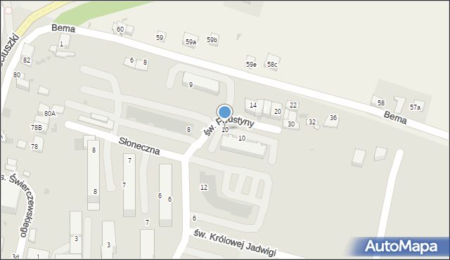 Słomniki, Osiedle Świerczewskiego Karola, gen., 10, mapa Słomniki