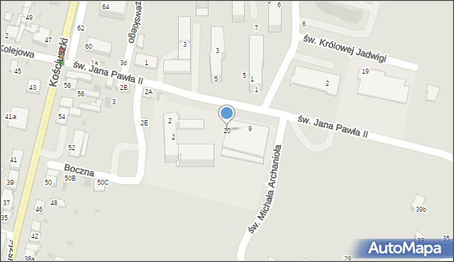 Słomniki, Osiedle Świerczewskiego-Waltera Karola, gen., 20, mapa Słomniki