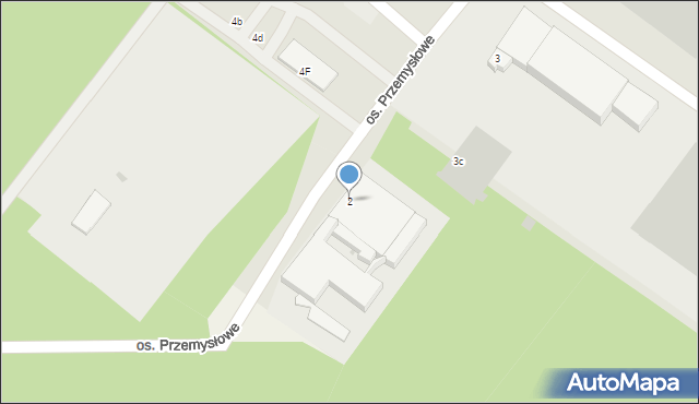 Słubice, Osiedle Przemysłowe, 2, mapa Słubice