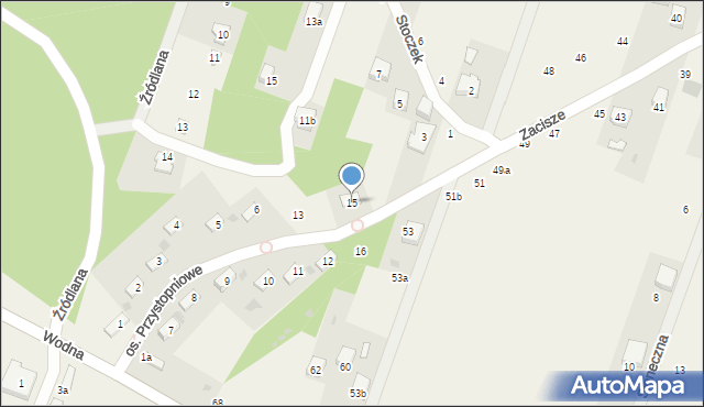 Smardzewice, Osiedle Przystopniowe, 15, mapa Smardzewice