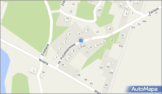 Smardzewice, Osiedle Przystopniowe, 9, mapa Smardzewice