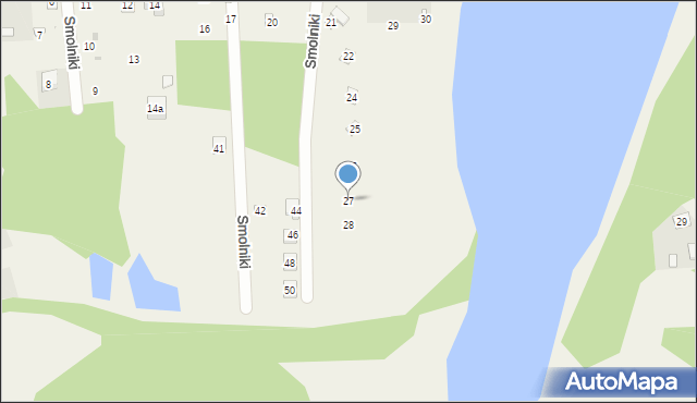 Smolniki, Osiedle przy Rzece, 27, mapa Smolniki
