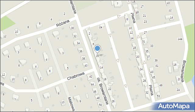 Sobótka, Osiedle Browarniane, 10, mapa Sobótka