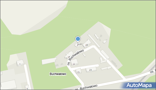 Sokółka, Osiedle Buchwałowo, 17, mapa Sokółka