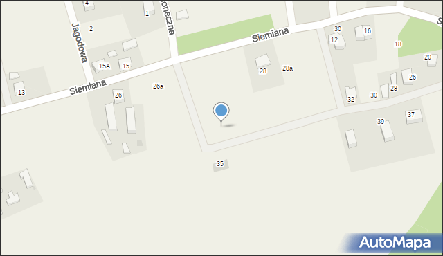 Somonino, Osiedle Pod Lasem, 42, mapa Somonino