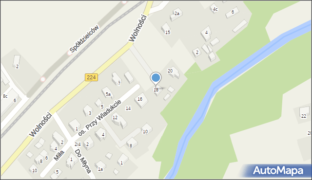 Somonino, Osiedle Przy Wiadukcie, 18, mapa Somonino