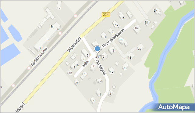 Somonino, Osiedle Przy Wiadukcie, 2/4, mapa Somonino