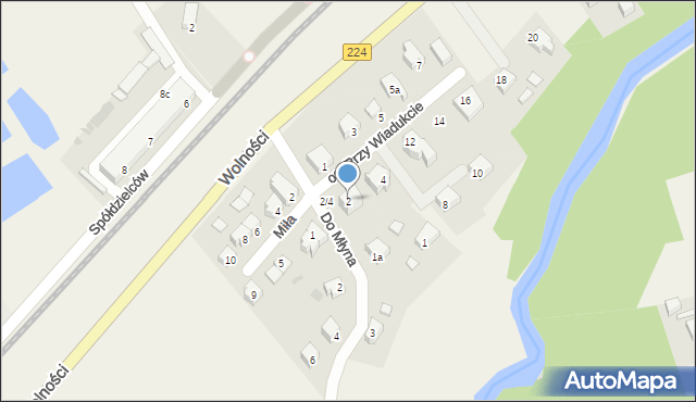 Somonino, Osiedle Przy Wiadukcie, 2, mapa Somonino