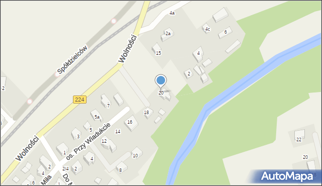 Somonino, Osiedle Przy Wiadukcie, 20, mapa Somonino