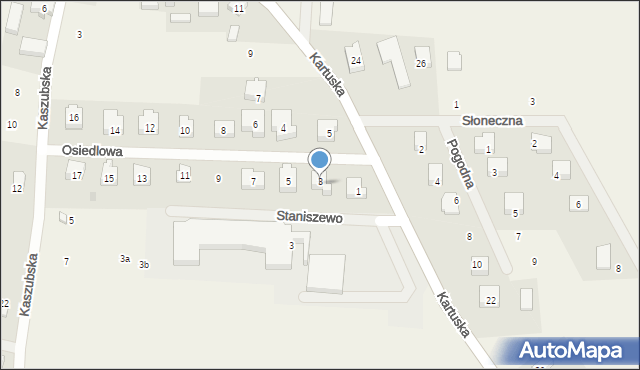 Staniszewo, Osiedlowa, 3, mapa Staniszewo