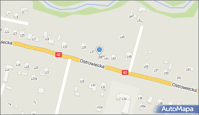 Starachowice, Ostrowiecka, 139, mapa Starachowic