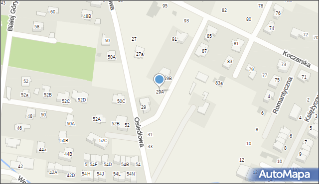 Stare Babice, Osiedlowa, 29A, mapa Stare Babice