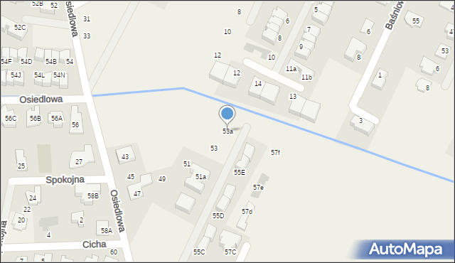 Stare Babice, Osiedlowa, 53a, mapa Stare Babice