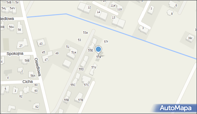 Stare Babice, Osiedlowa, 57e, mapa Stare Babice