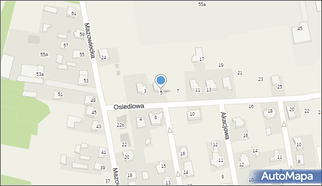 Stare Opole, Osiedlowa, 5, mapa Stare Opole