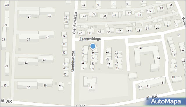 Starogard Gdański, Osiedle 800-lecia Starogardu, 33, mapa Starogard Gdański