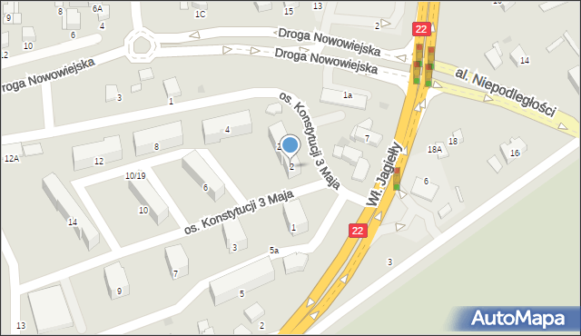 Starogard Gdański, Osiedle Konstytucji 3 Maja, 2, mapa Starogard Gdański