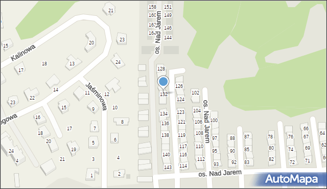 Starogard Gdański, Osiedle Nad Jarem, 132, mapa Starogard Gdański
