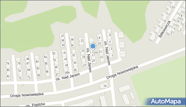 Starogard Gdański, Osiedle Nad Jarem, 18, mapa Starogard Gdański