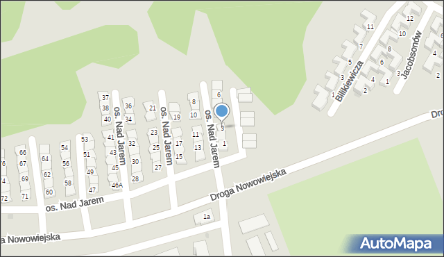 Starogard Gdański, Osiedle Nad Jarem, 3, mapa Starogard Gdański