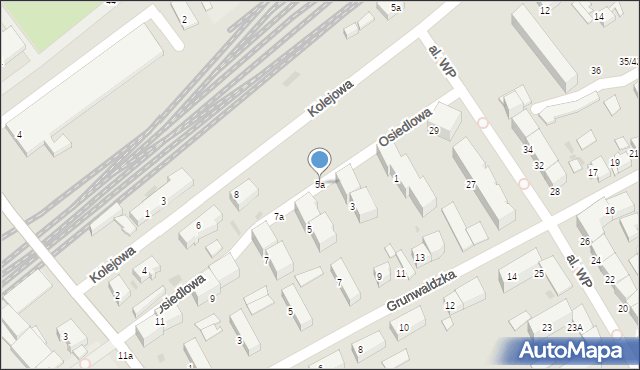 Starogard Gdański, Osiedlowa, 5a, mapa Starogard Gdański