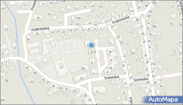 Stary Sącz, Osiedle Tysiąclecia, 3, mapa Stary Sącz