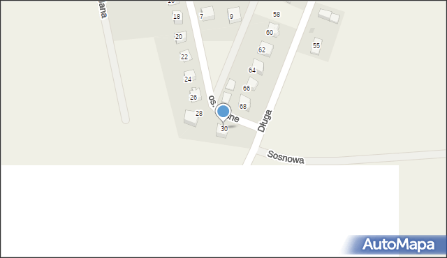 Starzyno, Osiedle Leśne, 30, mapa Starzyno