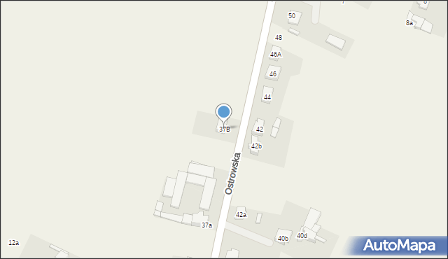 Strzałkowo, Ostrowska, 37B, mapa Strzałkowo