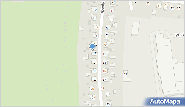 Strzelce Opolskie, Osiedle, 12a, mapa Strzelce Opolskie