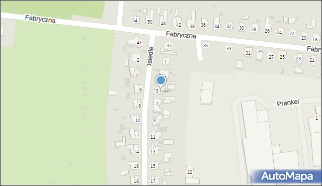 Strzelce Opolskie, Osiedle, 5a, mapa Strzelce Opolskie