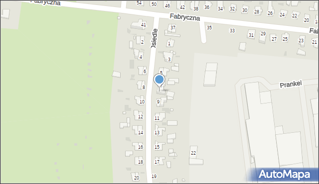 Strzelce Opolskie, Osiedle, 7a, mapa Strzelce Opolskie