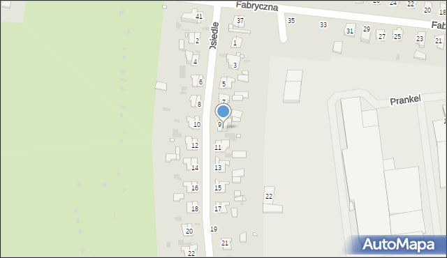 Strzelce Opolskie, Osiedle, 9a, mapa Strzelce Opolskie