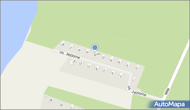 Studzienice, Osiedle Jeziorne, 12, mapa Studzienice