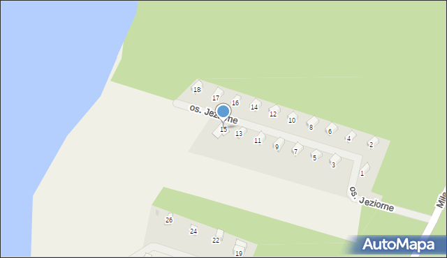 Studzienice, Osiedle Jeziorne, 15, mapa Studzienice