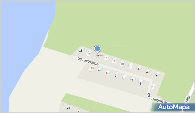 Studzienice, Osiedle Jeziorne, 16, mapa Studzienice
