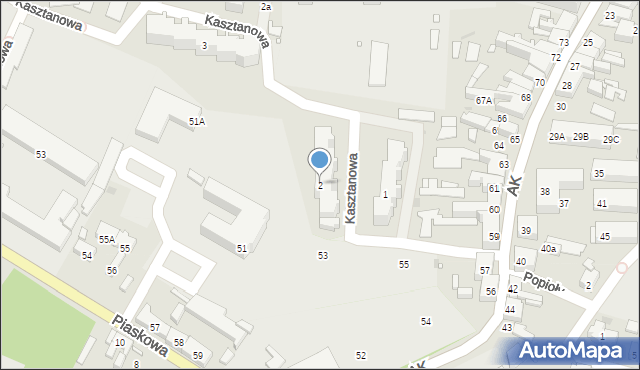 Sulechów, Osiedle Konstytucji 3 Maja, 2, mapa Sulechów